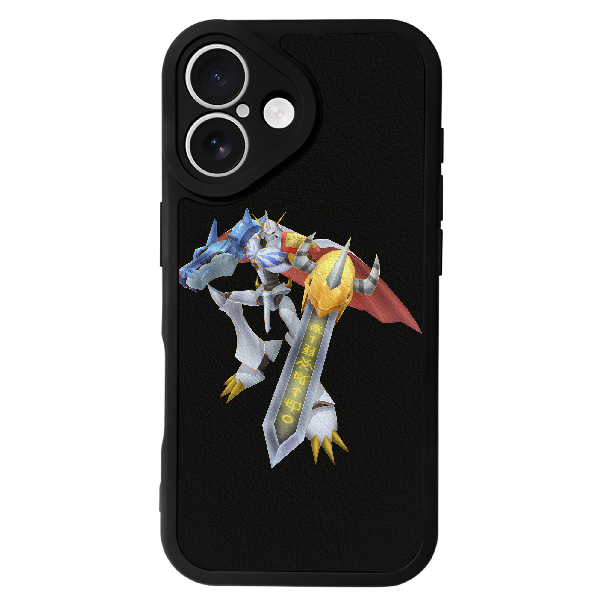 （画像用） Digimon デジタルモンスター/デジモン 【iPhone 16シリーズ対応】シリコンスマホケース（レザー調） 材質：シリコン